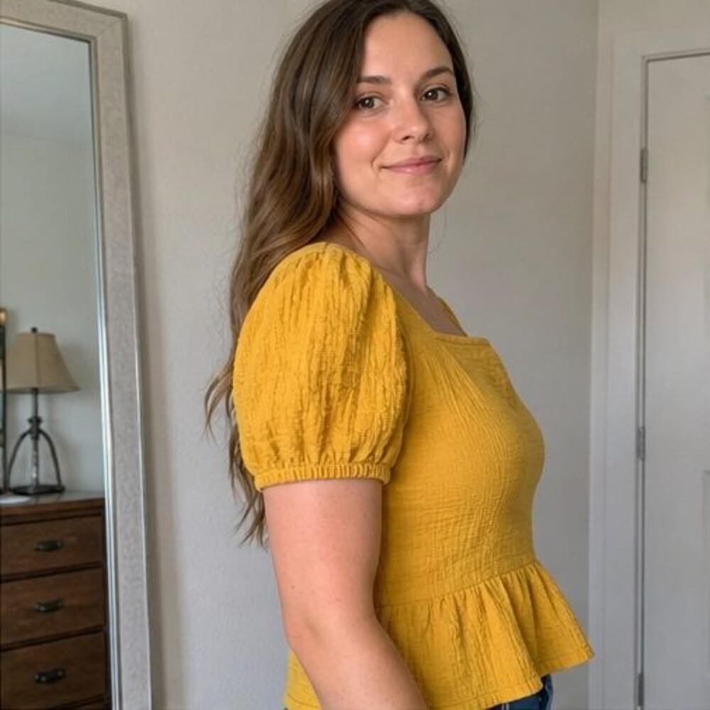 Ivory Wrap Blouse - Picture 3 of 6